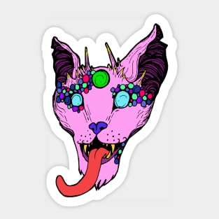 Corrupted Cat Sticker